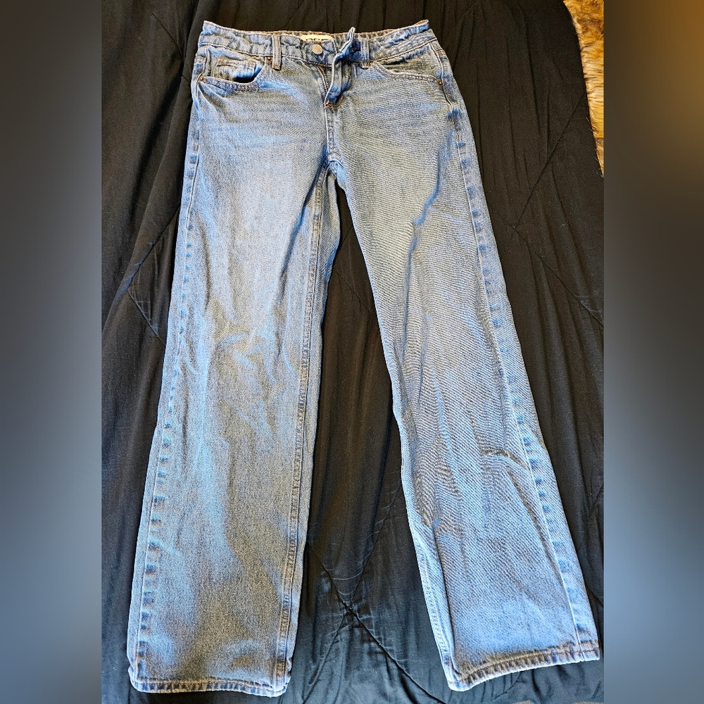 RSQ Light Blue Women's Straight Leg Jeans